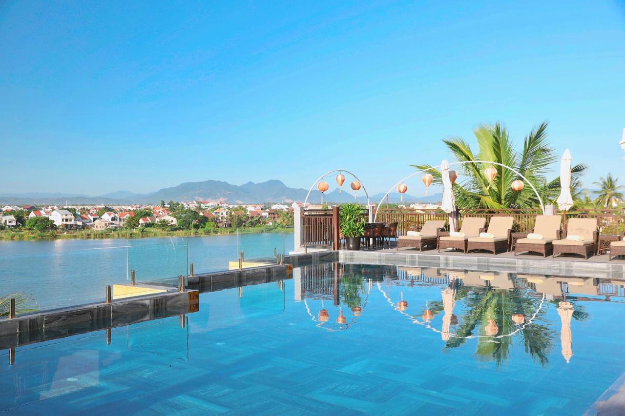 Little Riverside Hoi An . A Luxury Hotel & Spa Exterior foto View of the lake