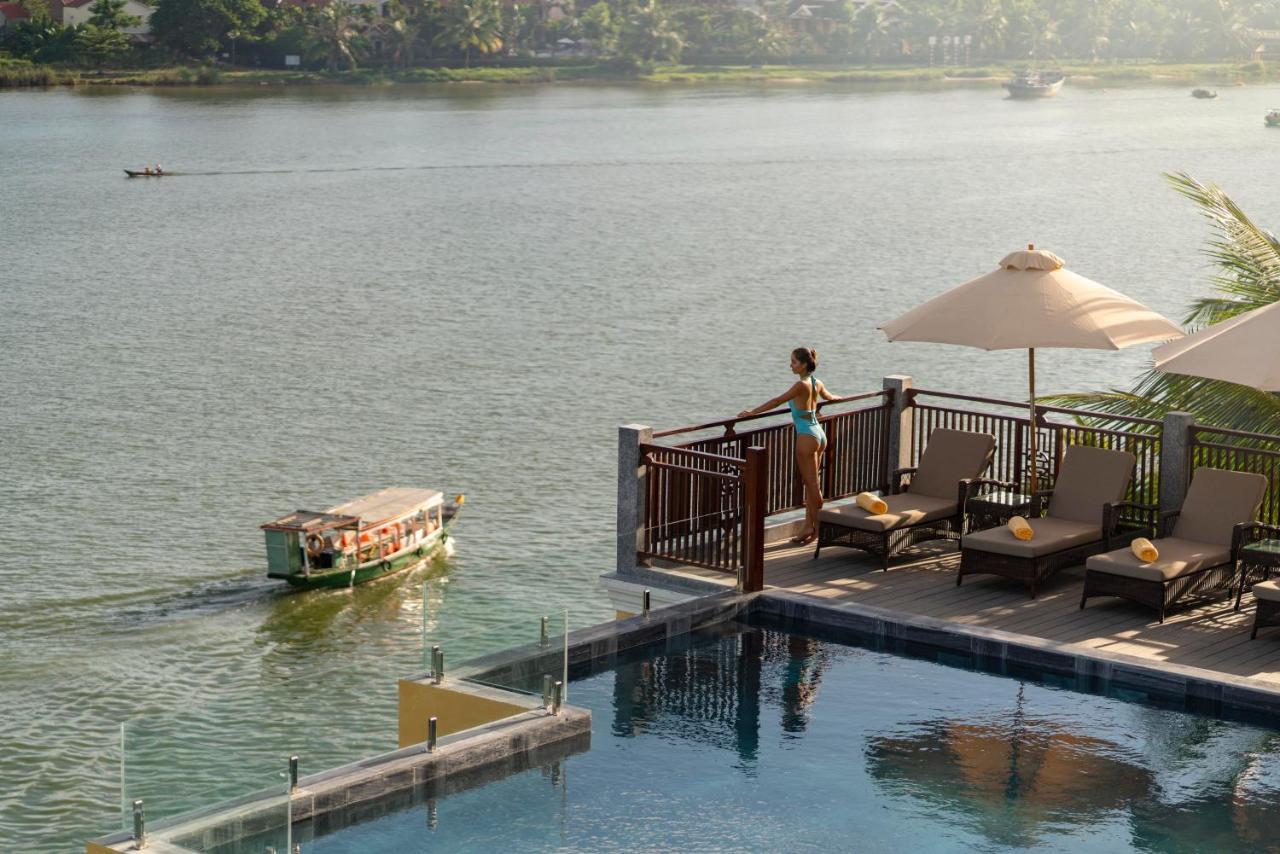 Little Riverside Hoi An . A Luxury Hotel & Spa Exterior foto View of the resort