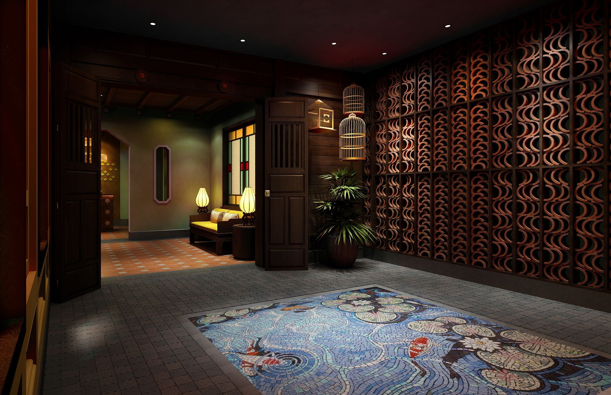Little Riverside Hoi An . A Luxury Hotel & Spa Exterior foto Interior of a traditional Chinese house